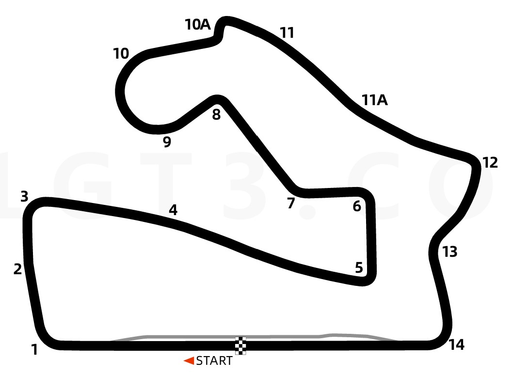 Road America track map